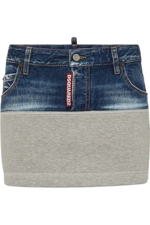 Dsquared2 Minijupe à tissu contrastant