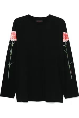 Simone Rocha T-shirt imprimé à manches longues