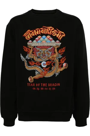Maharishi Hoodie Abundance Dragon en coton biologique