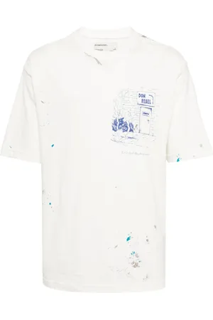 DOMREBEL T-shirt Scuff Door à imprimé graphique