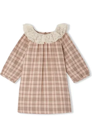 BONPOINT Robe volantée à carreaux