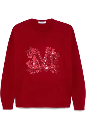 Max Mara Pull brodé de sequins