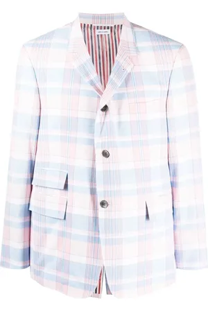 Thom Browne Blazer en coton à carreaux
