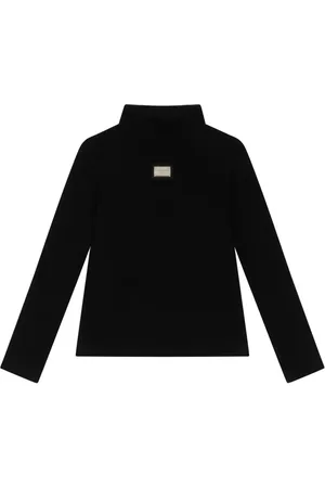 Dolce & Gabbana Blazer en coton stretch à plaque logo