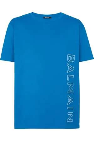 Balmain T-shirt en coton à logo imprimé