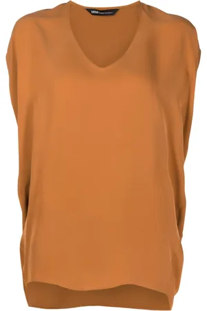 Uma Raquel Davidowicz Blouse sans manches à col v