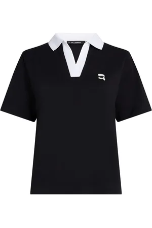 Karl Lagerfeld Polo à patch logo