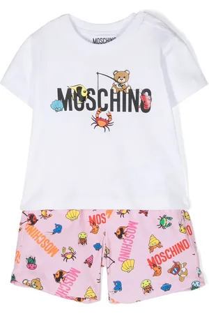 Moschino Ensemble en coton à logo Teddy Bear