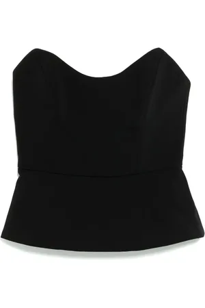 Amsale Bustier en crêpe