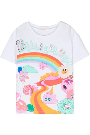 Billieblush T-shirt en coton à imprimé graphique