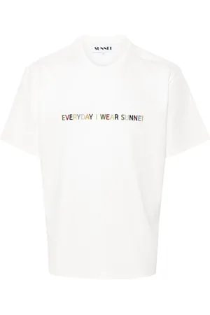 SUNNEI T-shirt à logo brodé
