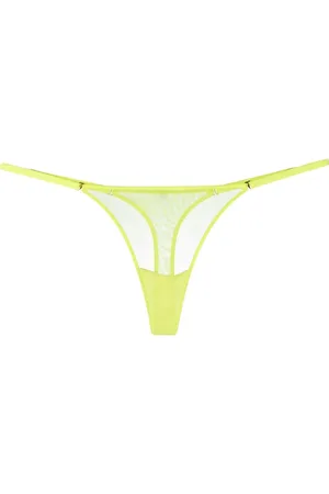 MAISON CLOSE String transparent à taille basse