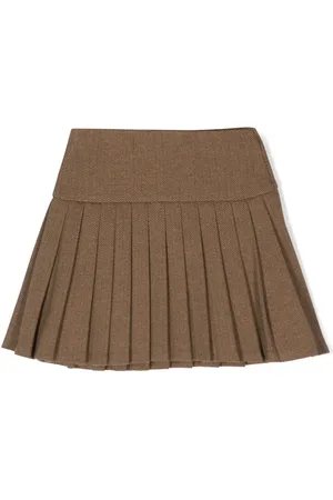 Ralph Lauren Jupe en maille chevrons à plis