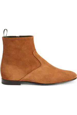 Giuseppe Zanotti Bottines en daim à empiècements