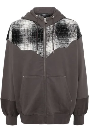 FIVE CM Veste zippée à empiècements contrastants et capuche