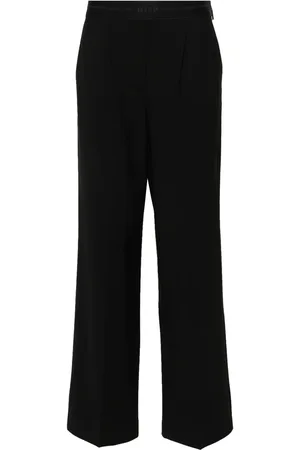 Msgm Pantalon de tailleur à bande logo