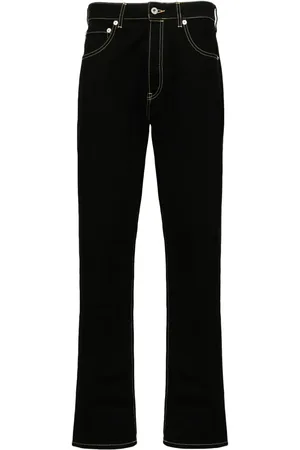 Kenzo Jean droit Drawn Varsity
