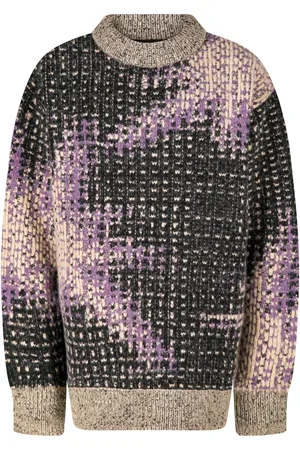 DRIES VAN NOTEN Pull en maille intarsia