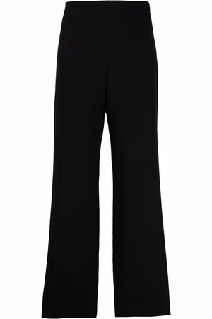 Emporio Armani Pantalon ample à taille-haute