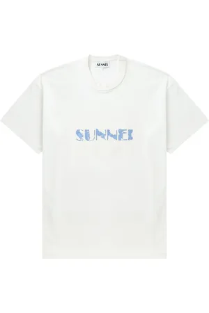 SUNNEI T-shirt en coton à logo imprimé