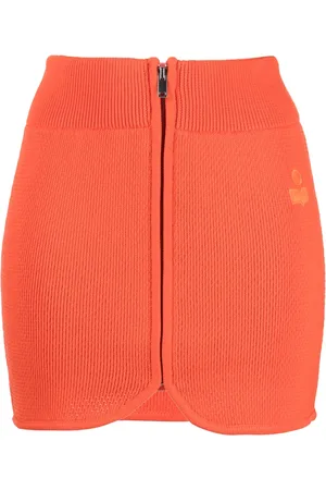 Marant Etoile Minijupe Olgane en maille à design nervuré