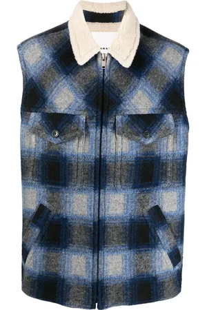 Isabel Marant Gilet Kiran à carreaux