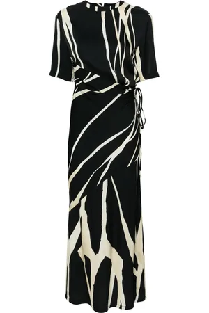 Nanushka Robe mi-longue à rayures