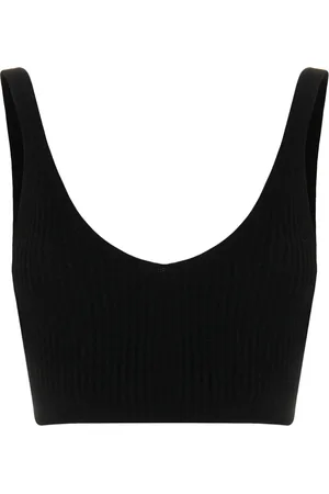 Cashmere In Love Haut crop nervuré