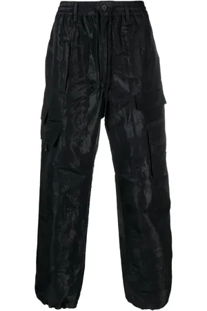 Y-3 Pantalon en jacquard à poches cargo