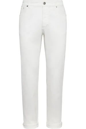 Brunello Cucinelli Jean à coupe droite