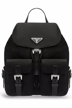 Prada Sac à dos à plaque logo