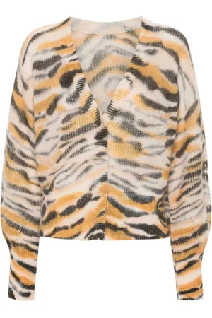 Twin-Set Cardigan à imprimé tigre