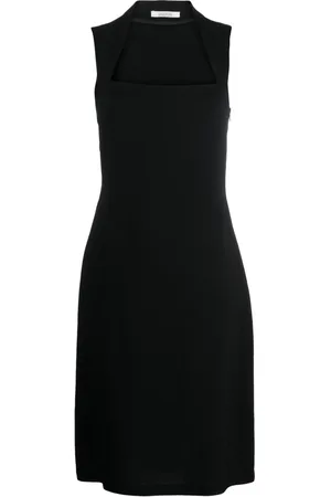 Gauchere Robe sans manches à encolure carrée