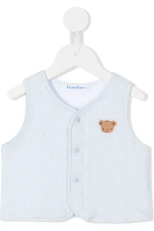 Familiar Gilet à broderie ourson