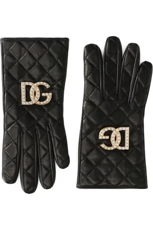 Dolce & Gabbana Mules en cuir matelassé à logo DG
