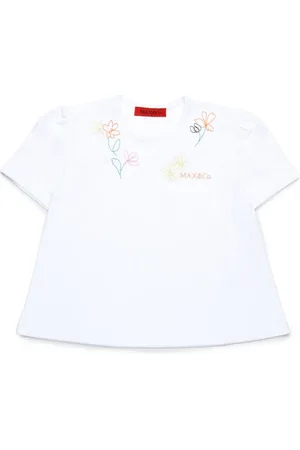 MAX&Co. Kids T-shirt à fleurs brodées