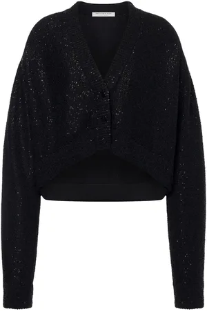 Serafini Cardigan orné de sequins à col v