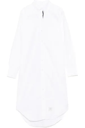 Thom Browne Robe-chemise en coton