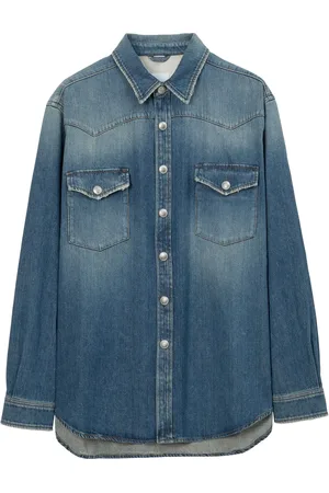 Burberry Chemise en jean à manches longues
