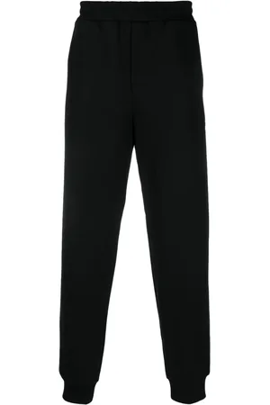 Helmut Lang Pantalon de jogging en coton à logo imprimé