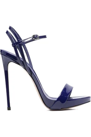 LE SILLA Sandales Gwen 120 mm en cuir verni