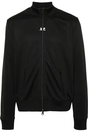 Courrèges Veste de sport à logo brodé