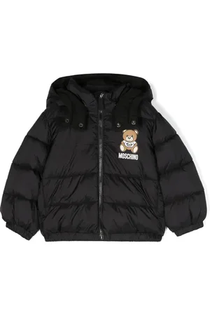 Moschino Veste matelassée Teddy Bear à capuche