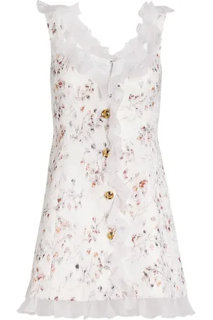 Giambattista Valli Robe volantée en jacquard
