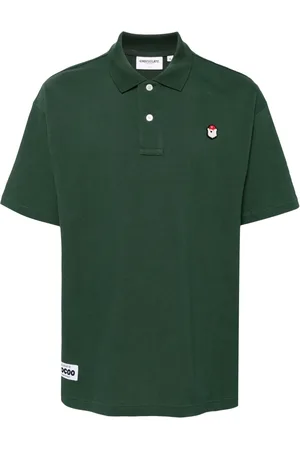 Chocoolate Polo en coton à logo brodé