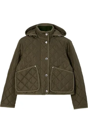 Burberry Veste matelassée à capuche