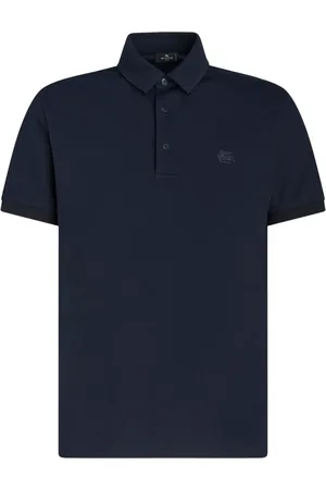 Etro Polo en coton à motif Pegaso brodé
