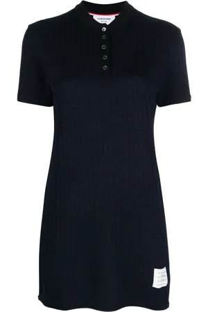 Thom Browne Robe courte en jacquard à carreaux