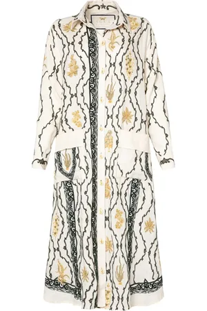 Agua by Agua Bendita Chemise Frida Calado à coupe longue