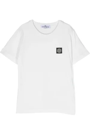 Stone Island T-shirt en coton à motif Compass